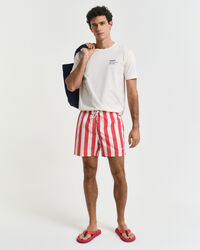 Pantaloncini da bagno a righe larghe