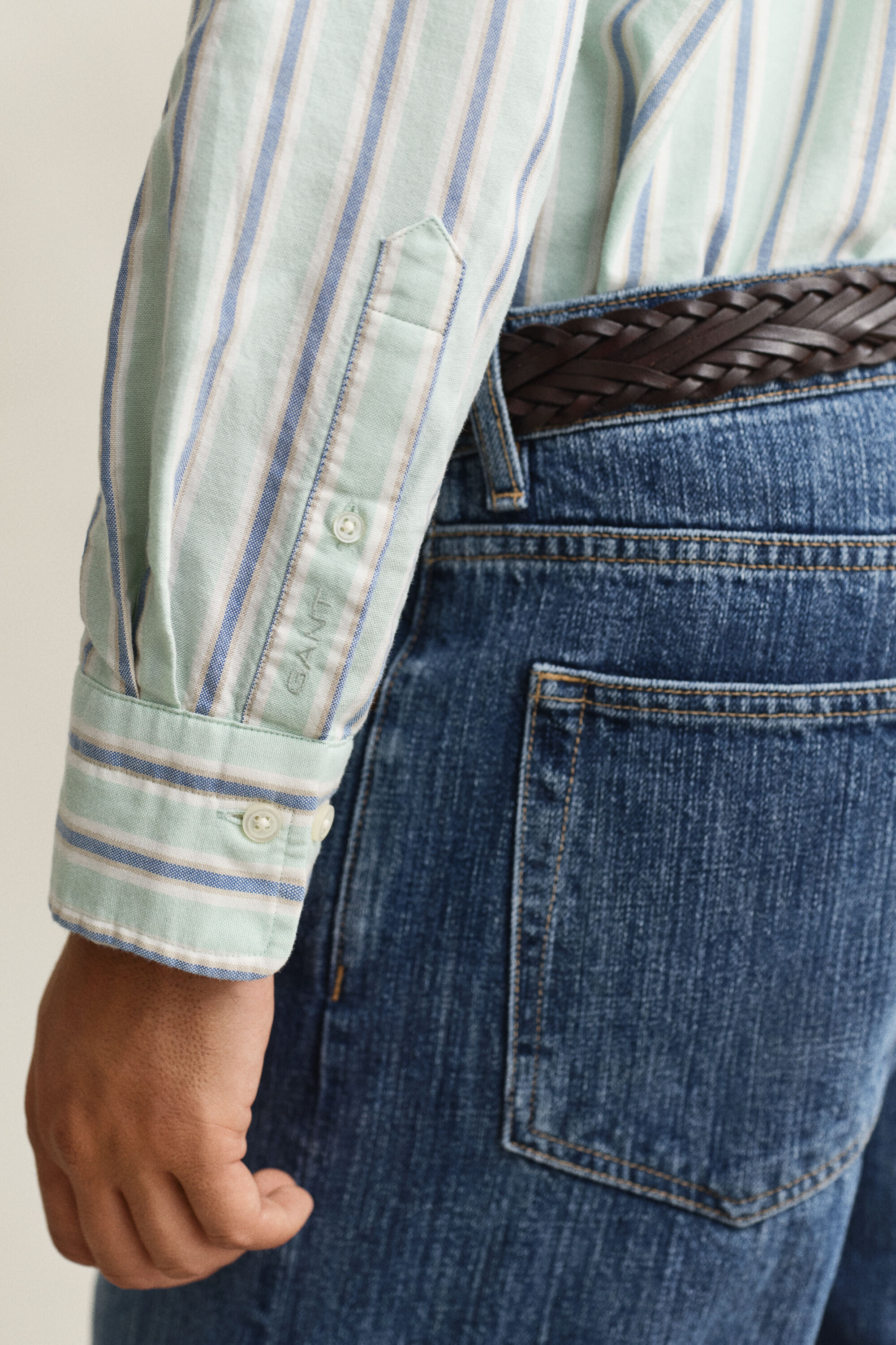 Camicia Oxford Archive a righe