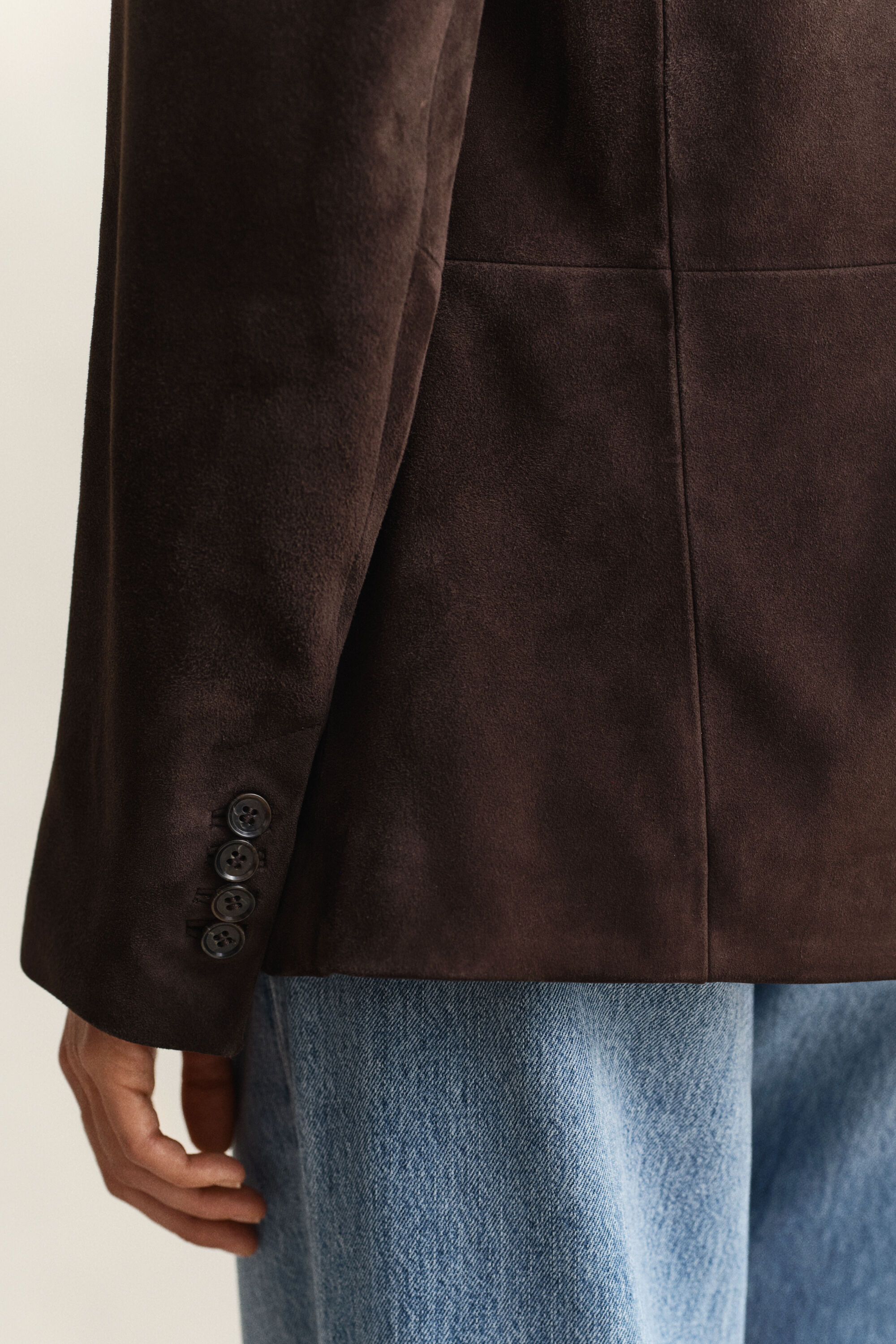 Blazer Club in camoscio