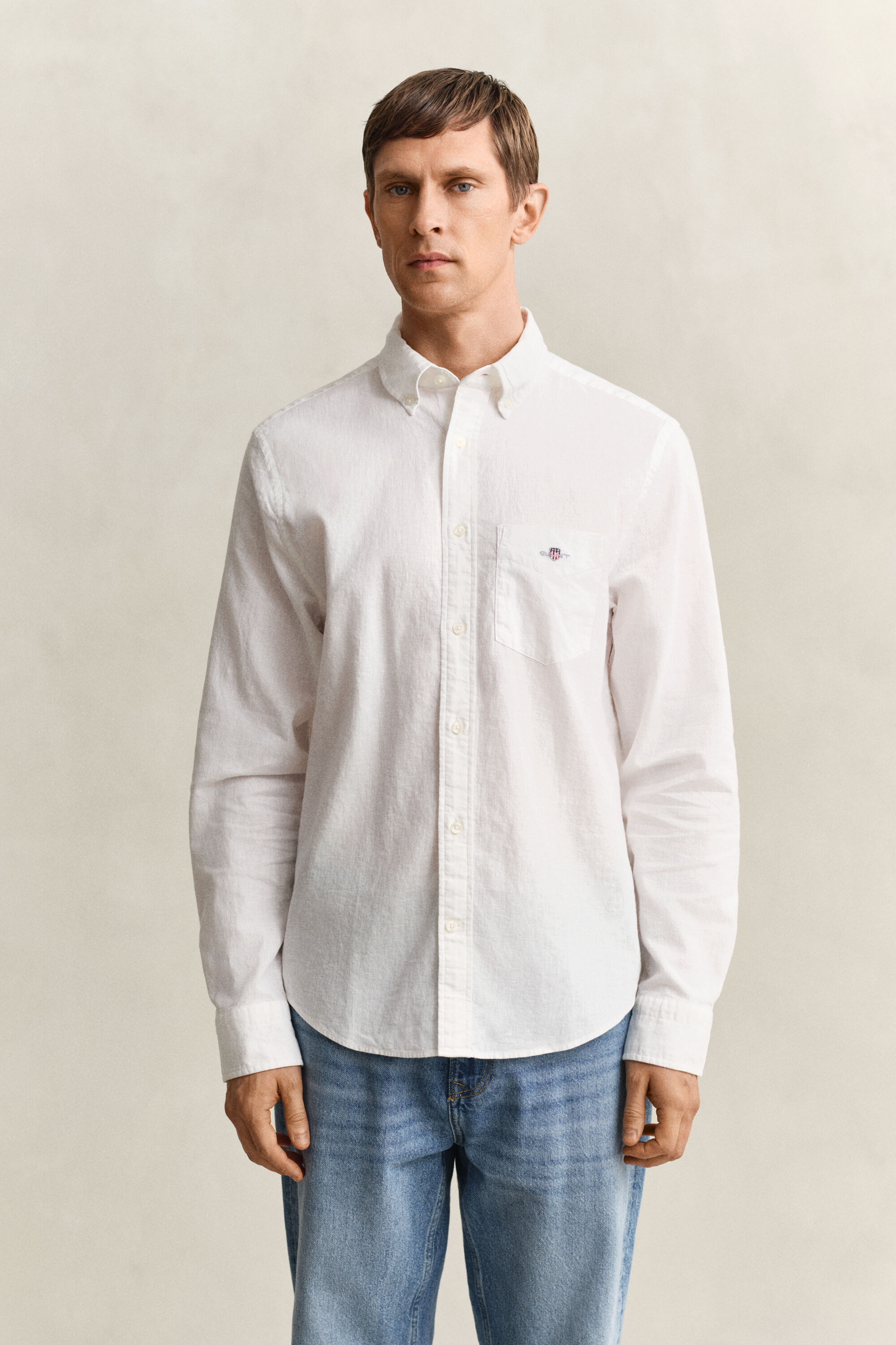 Camicia in misto lino