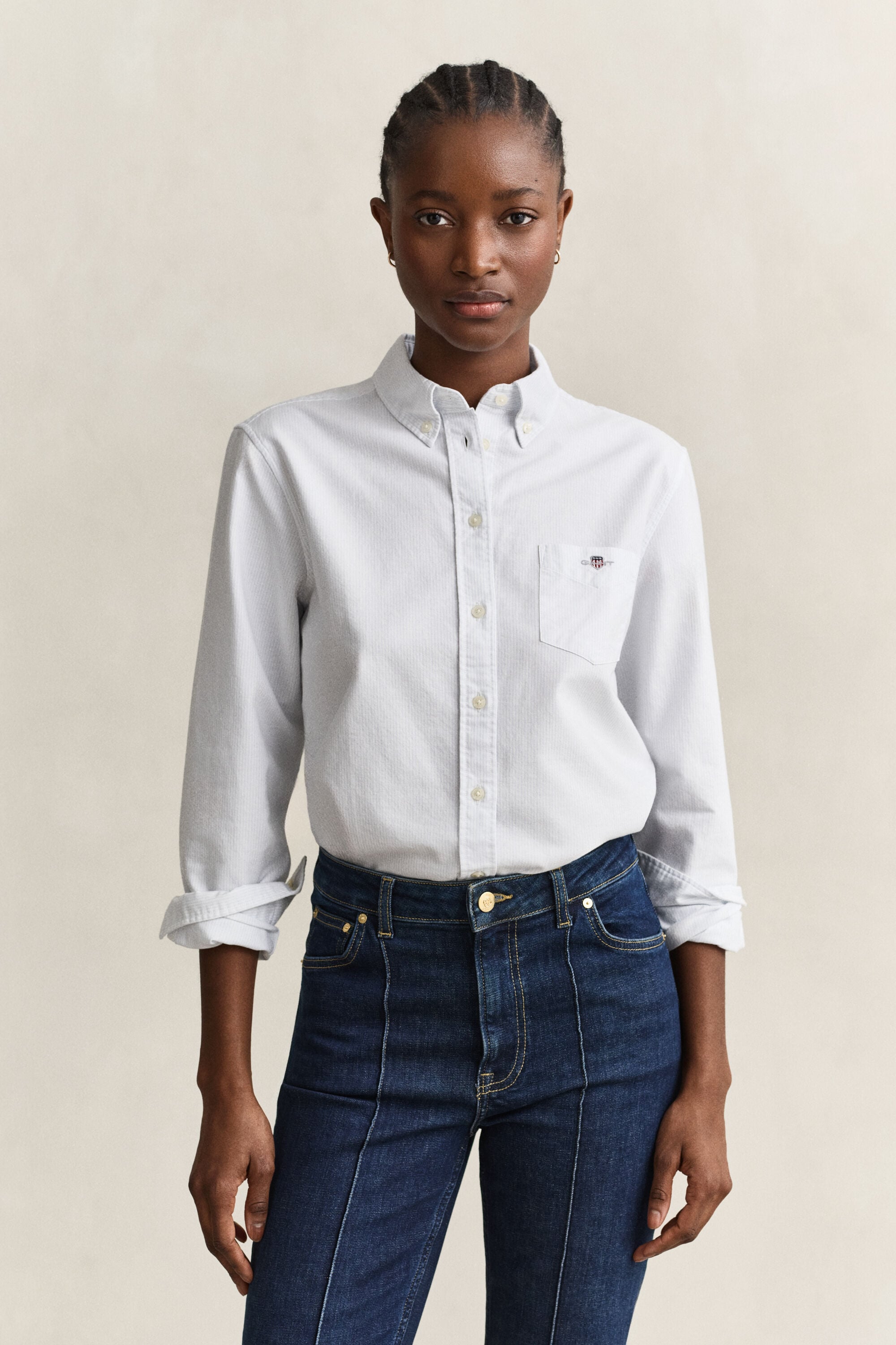 Camicia Oxford classica a righe