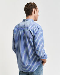 Camicia a righe Heritage in popeline relaxed fit