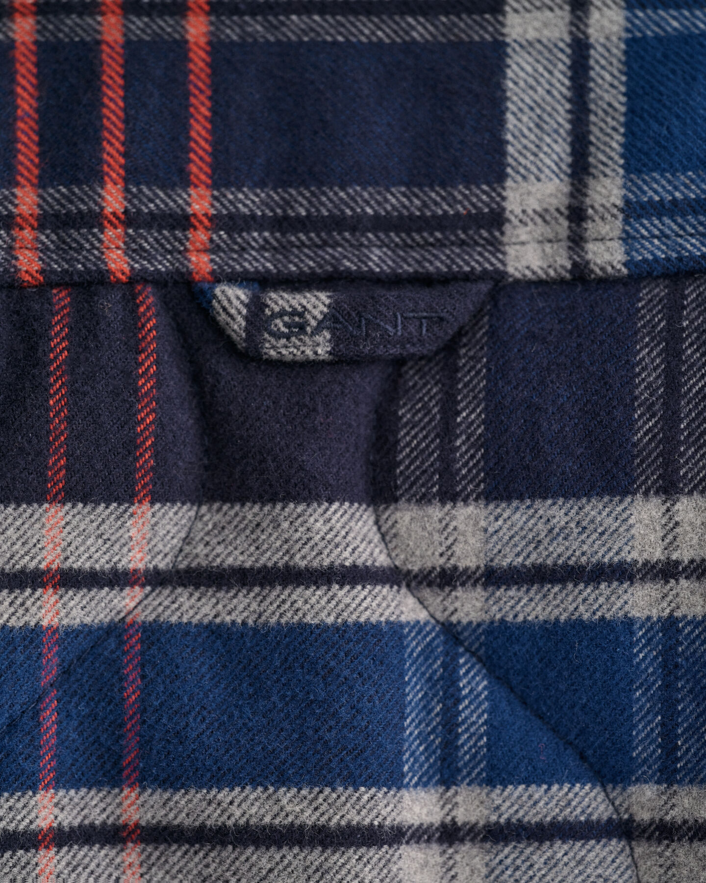 Camicia giacca in flanella trapuntata