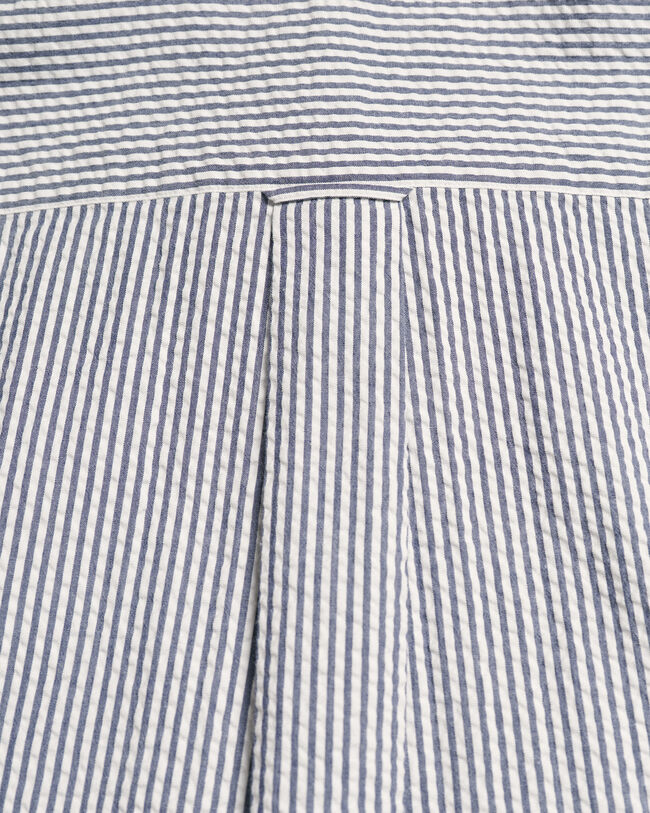 Camicia a maniche corte in seersucker regular fit