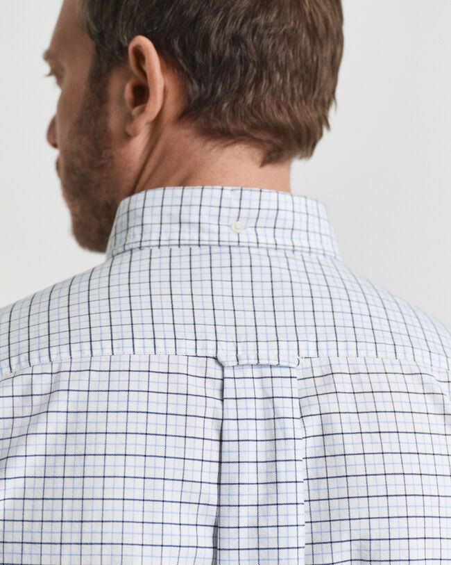 Camicia Oxford tattersall classica regular fit