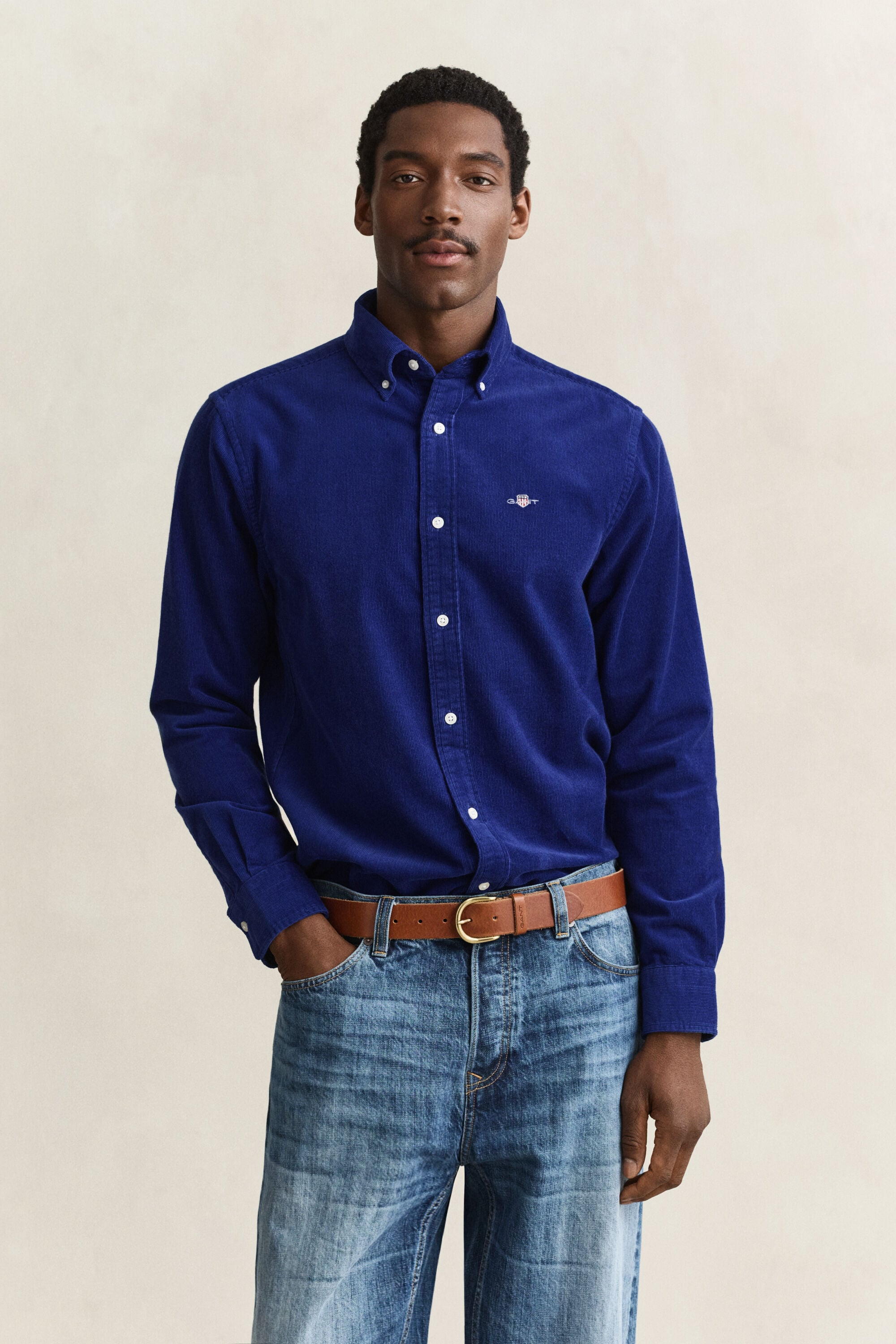 Camicia in velluto a coste