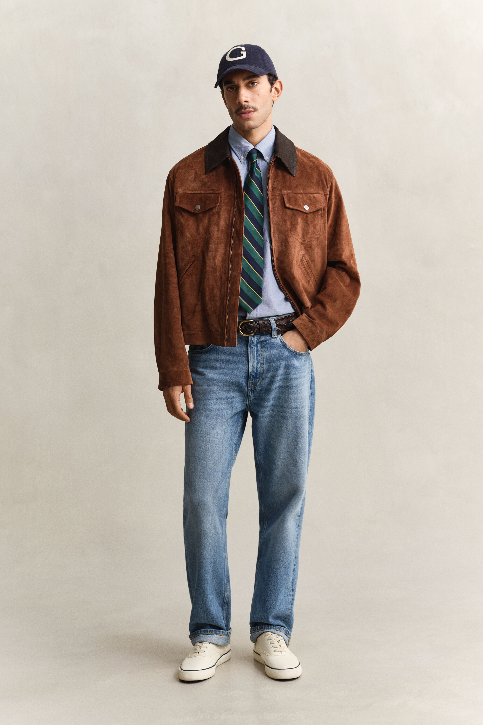 Camicia Oxford classica a maniche corte