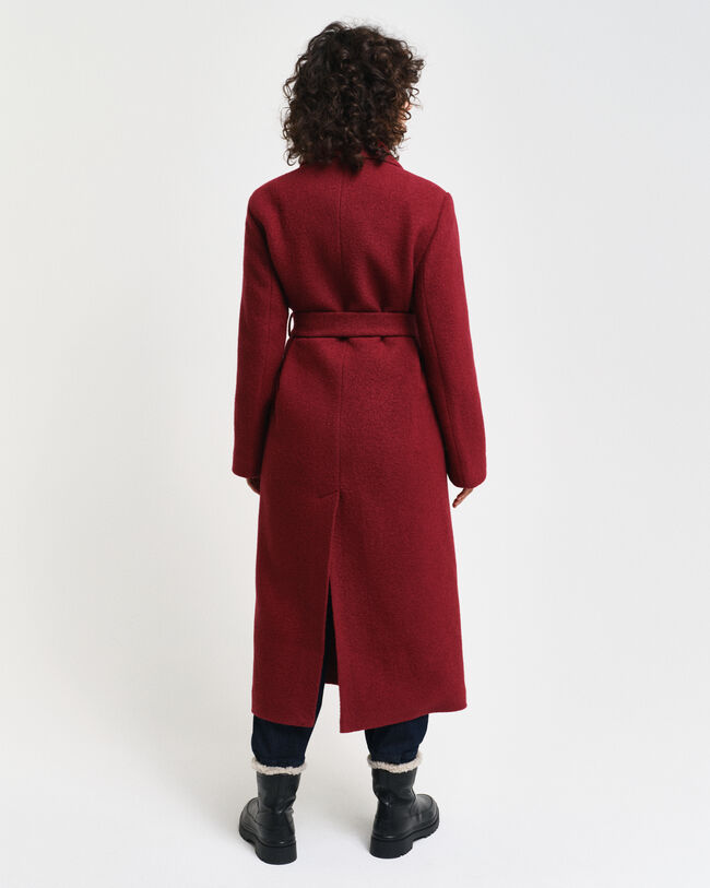 Cappotto a vestaglia in rilievo