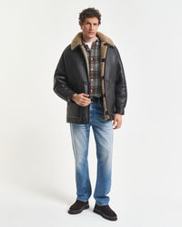 Camicia leggera in twill a quadri relaxed fit