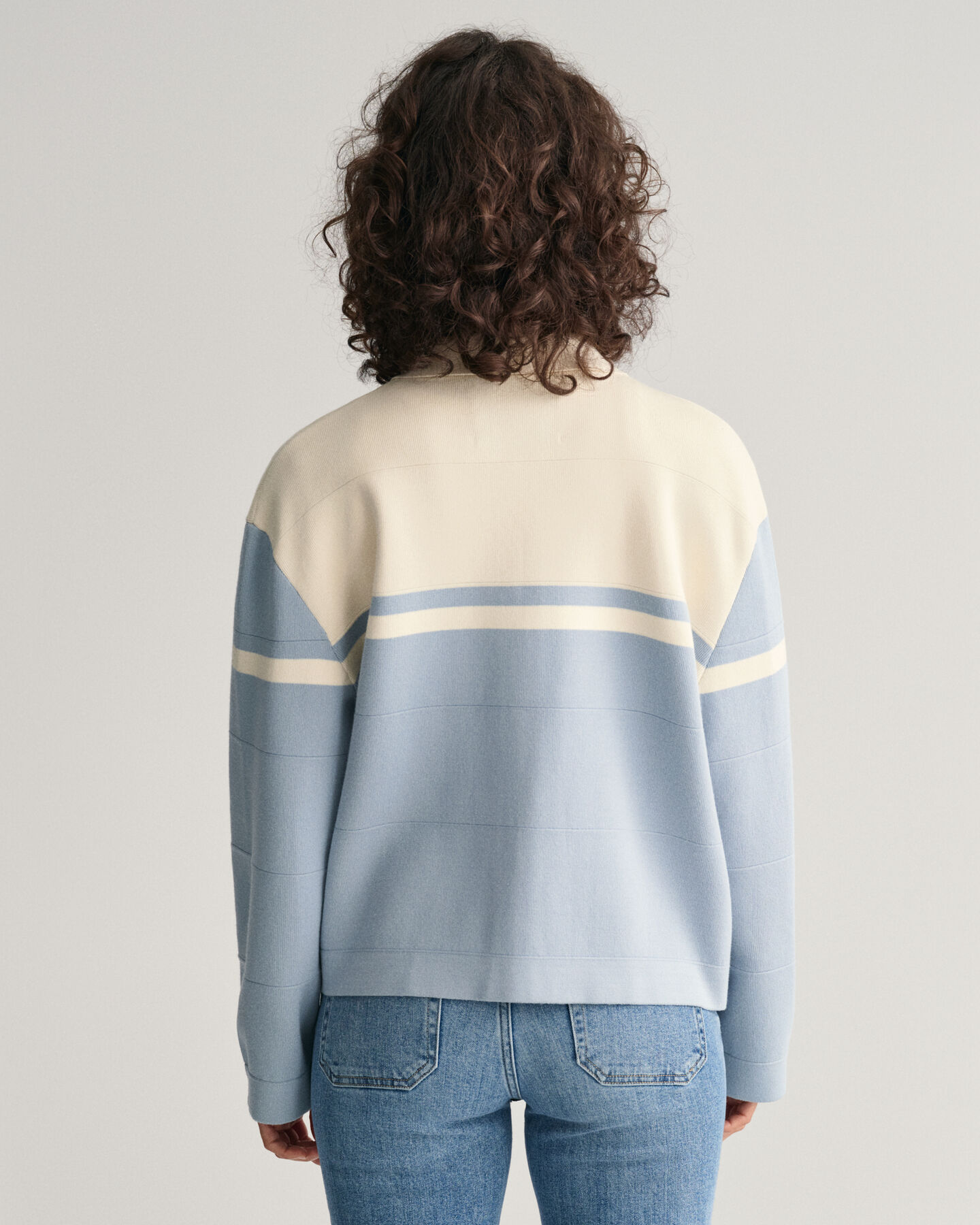 Cardigan a blocchi di colore