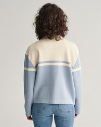 Cardigan a blocchi di colore