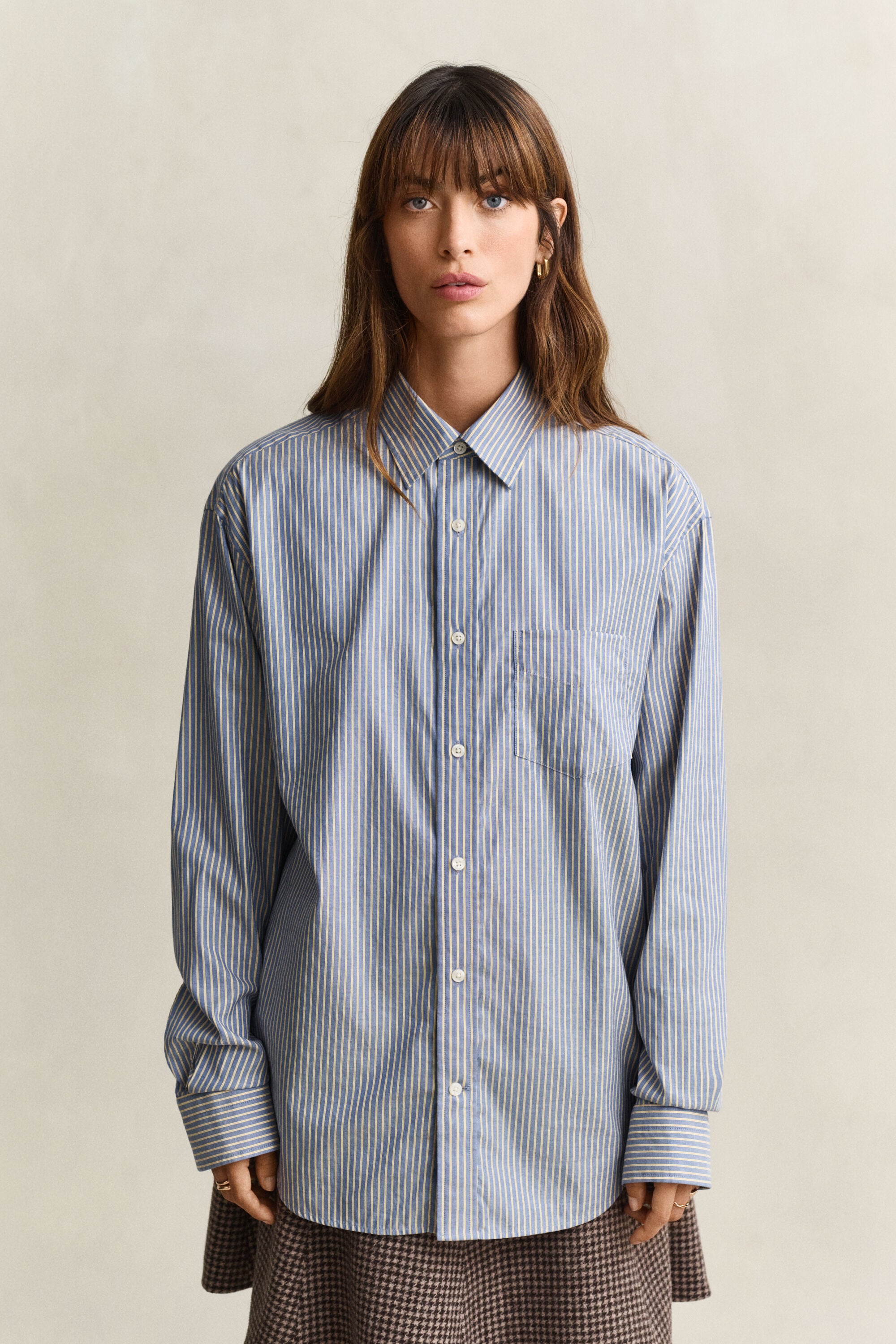 Camicia a righe in edizione esclusiva per membri