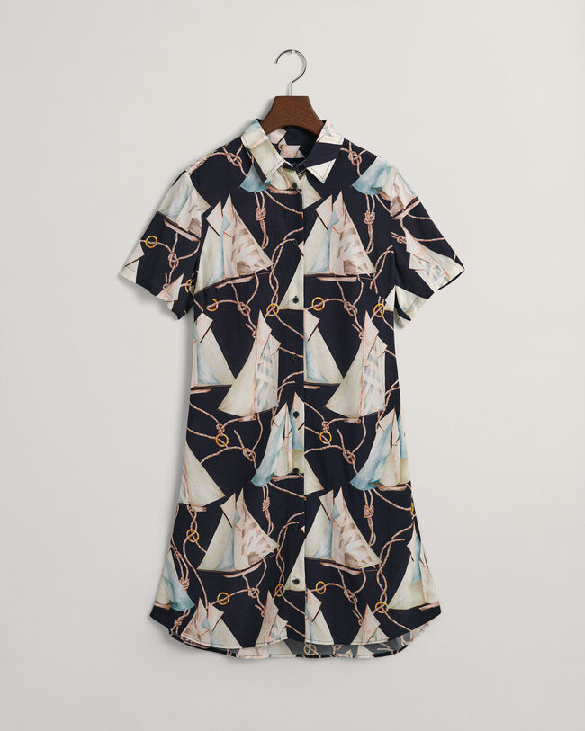 Abito chemisier Sailing Print slim fit