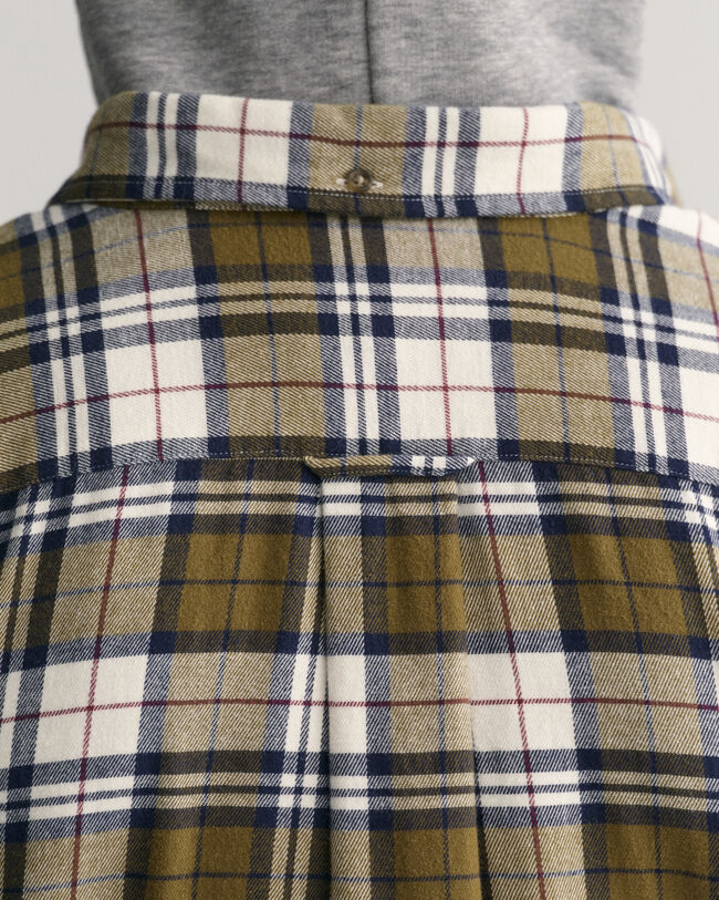 Camicia in flanella a quadri regular fit