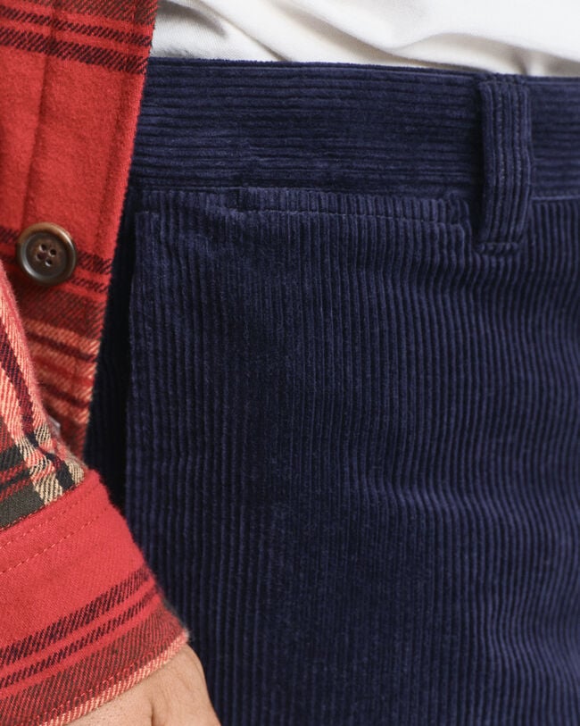 Pantaloni in velluto a coste regular fit