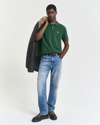 Polo Shield in piqué regular fit