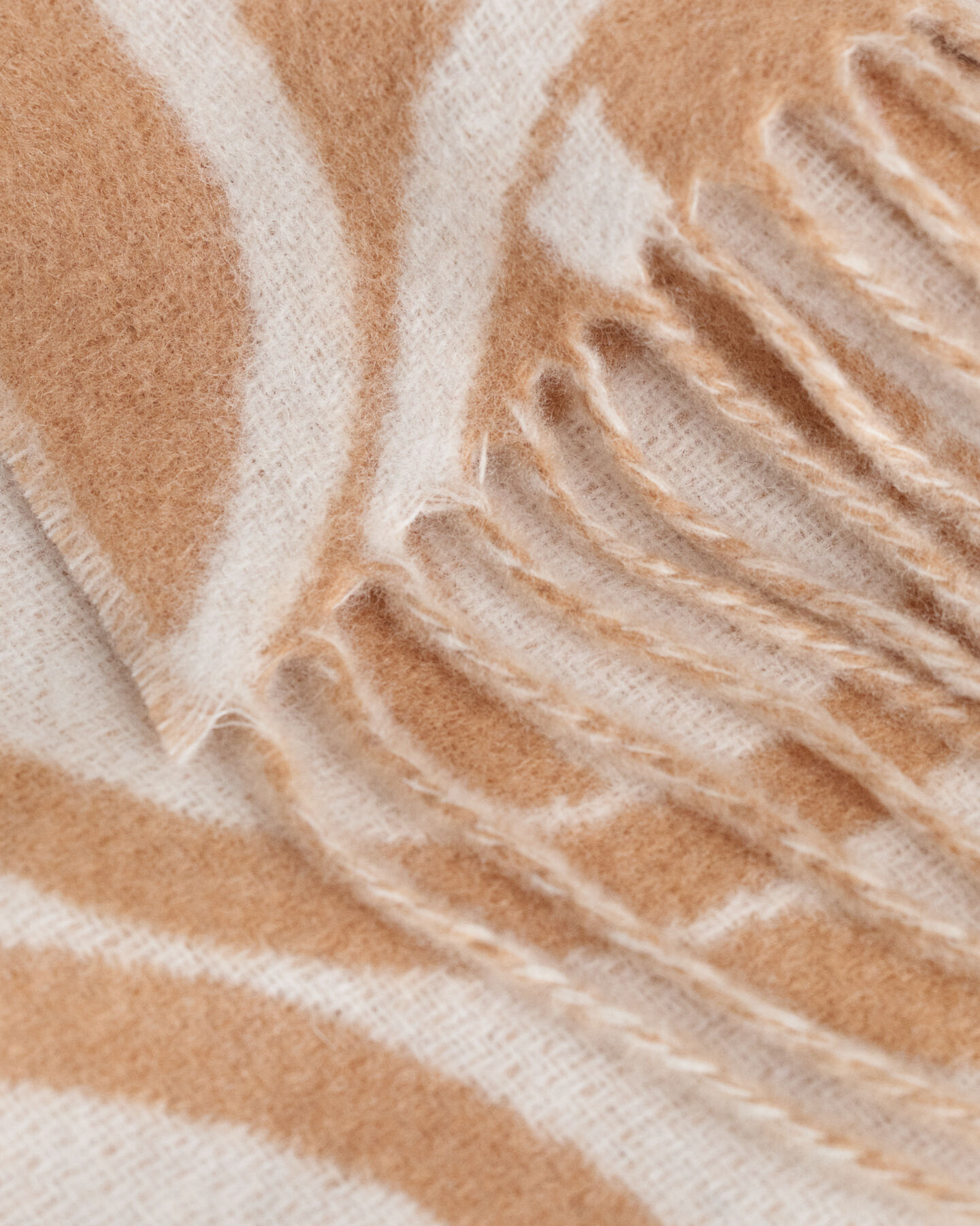 Poncho in lana con motivo G