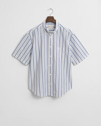 Camicia Heritage a maniche corte in popeline relaxed fit