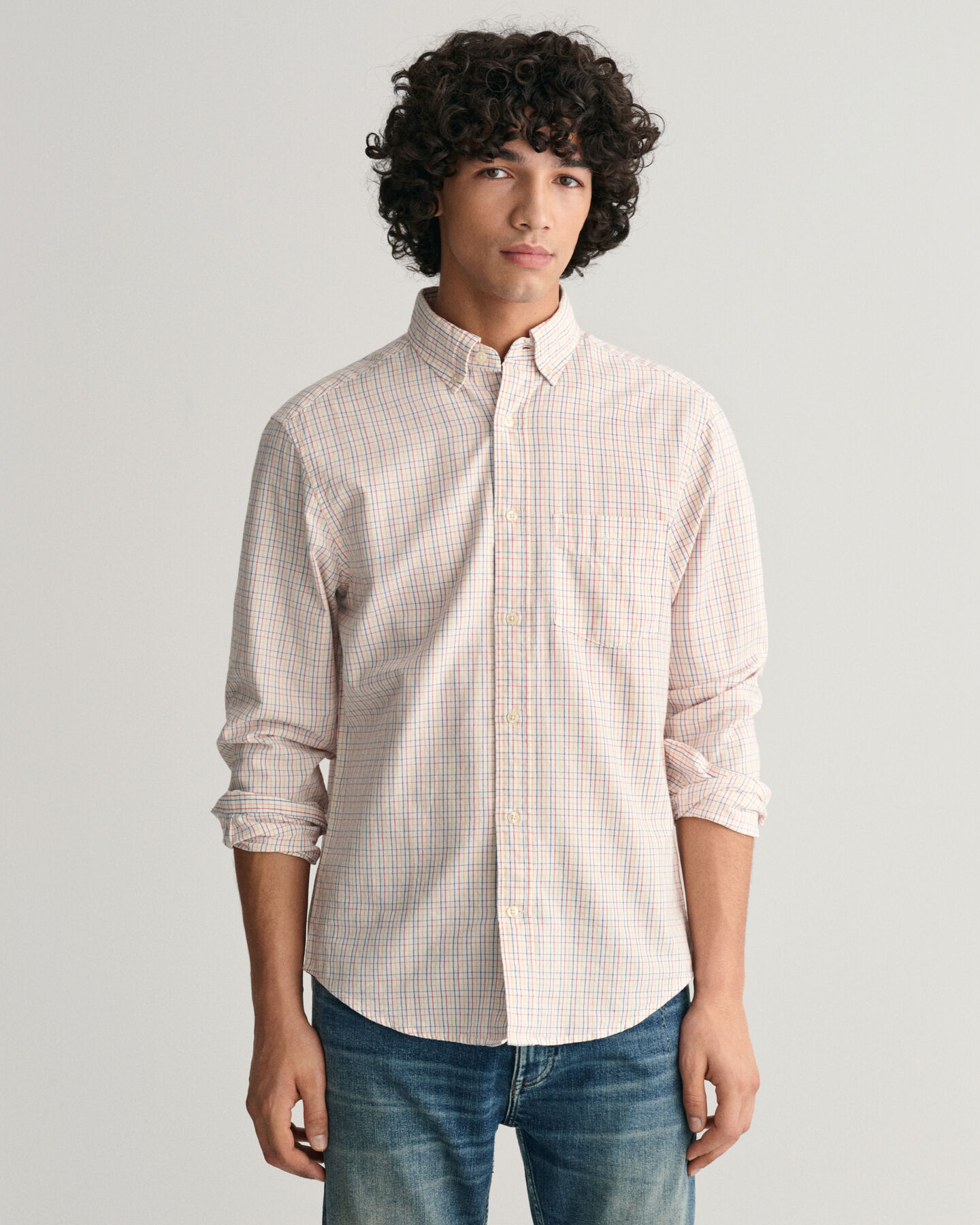 Camicia Oxford Tattersall Archive regular fit