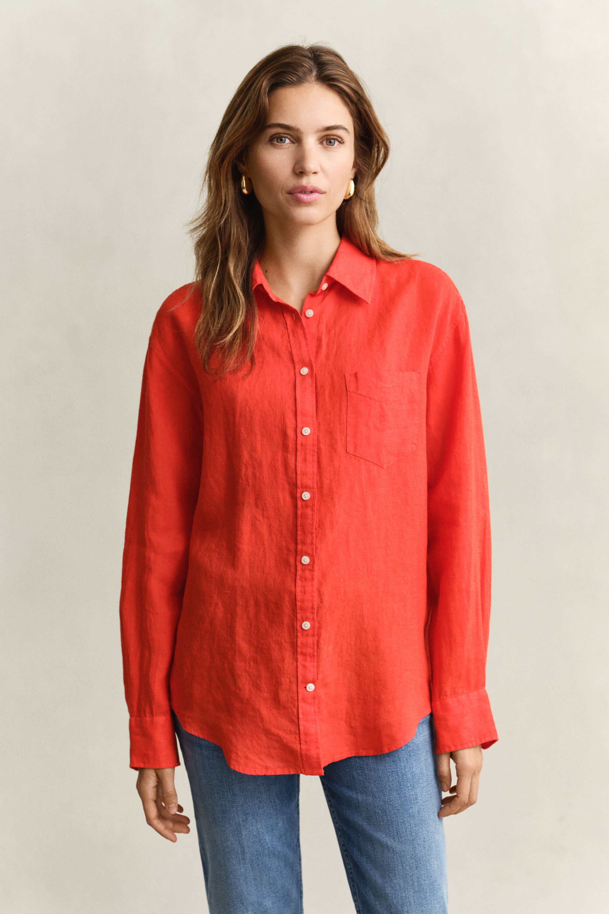 Camicia di lino relaxed fit