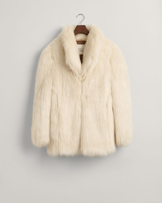 Cappotto in pelliccia sintetica