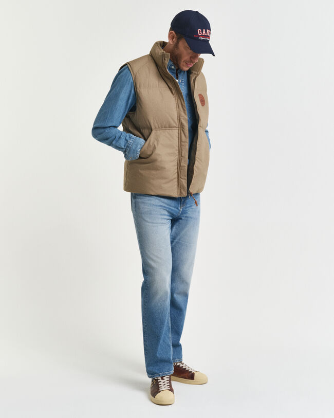 Piumino smanicato di alta qualità