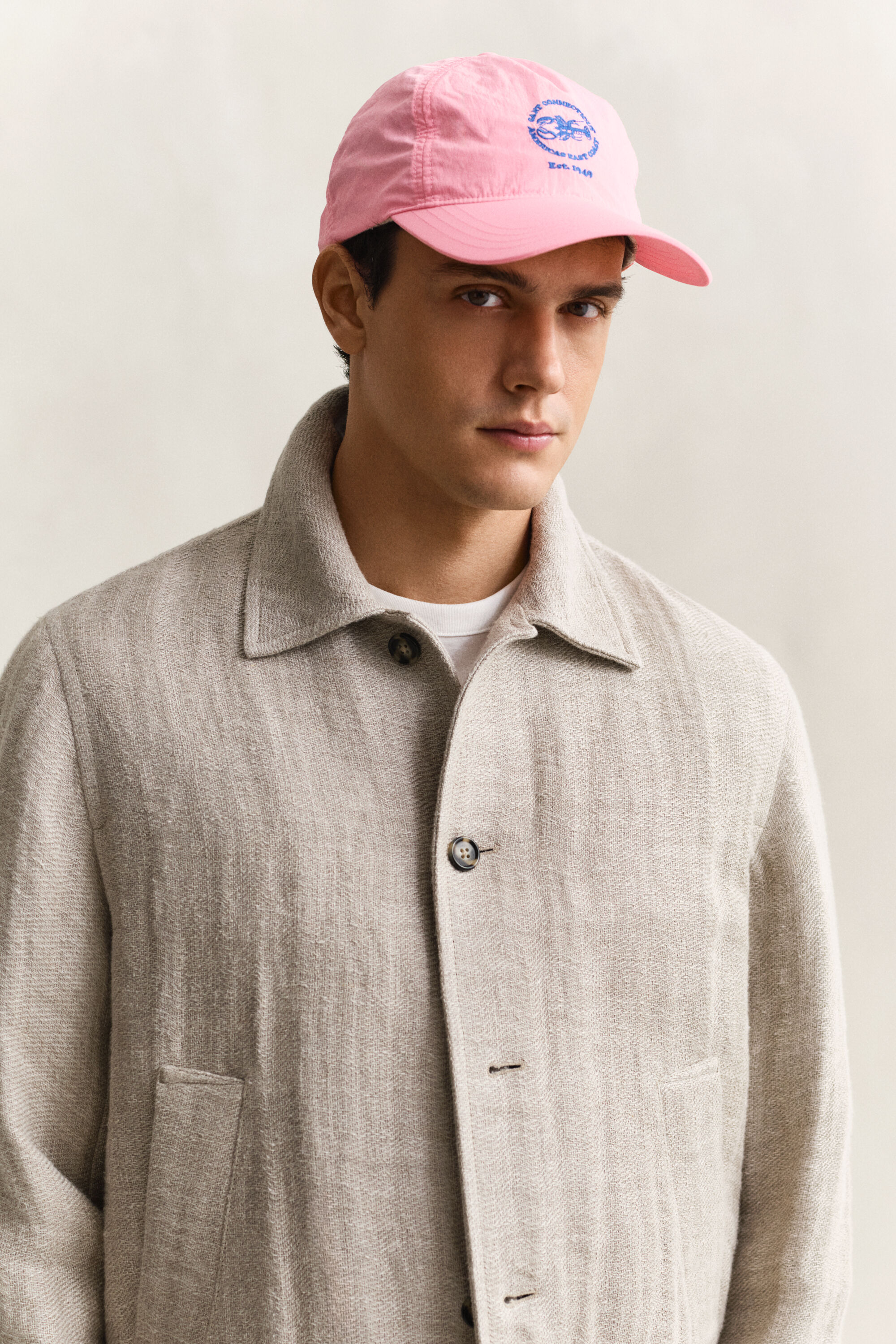 Cappellino délavé con effetto stropicciato