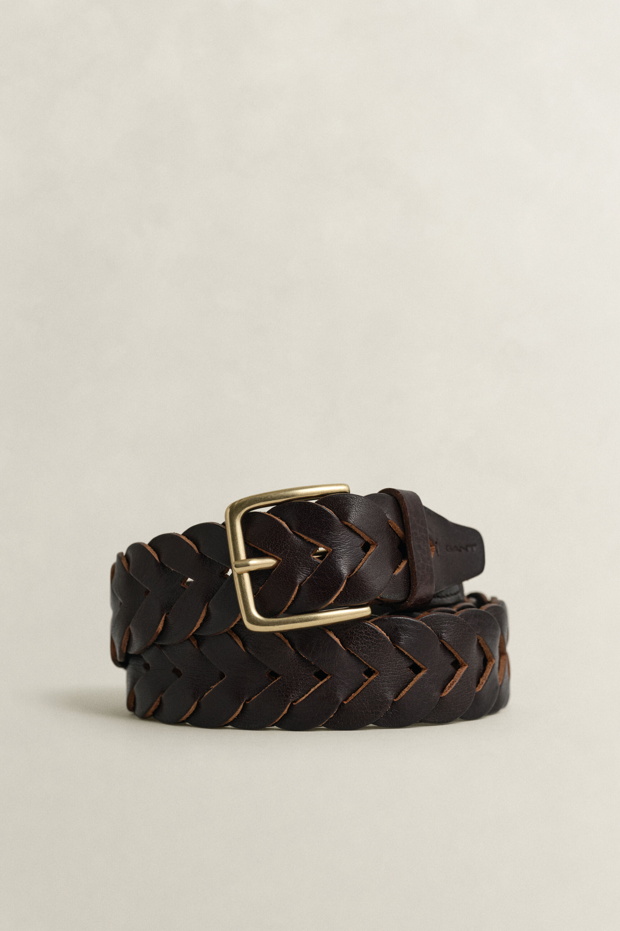 Cintura in pelle intrecciata