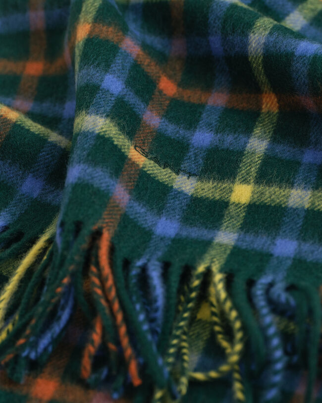 Sciarpa in lana a quadri