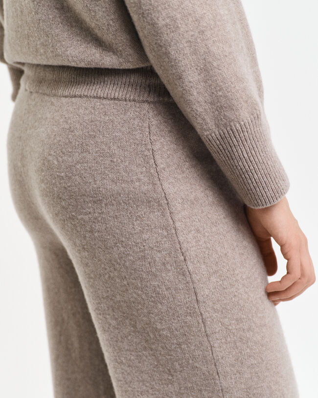 Pantaloni in maglia di lana