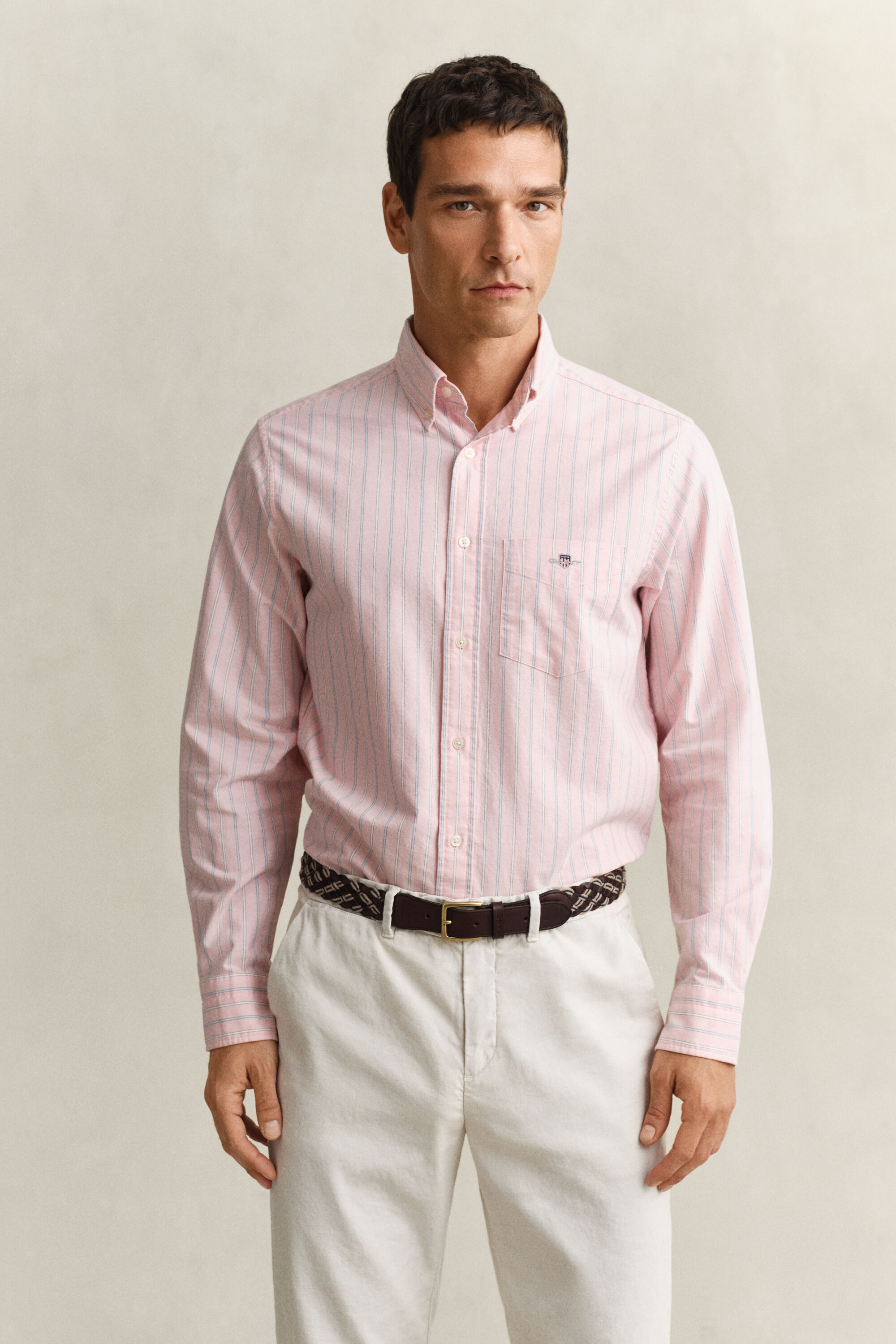 Camicia Oxford classica a righe