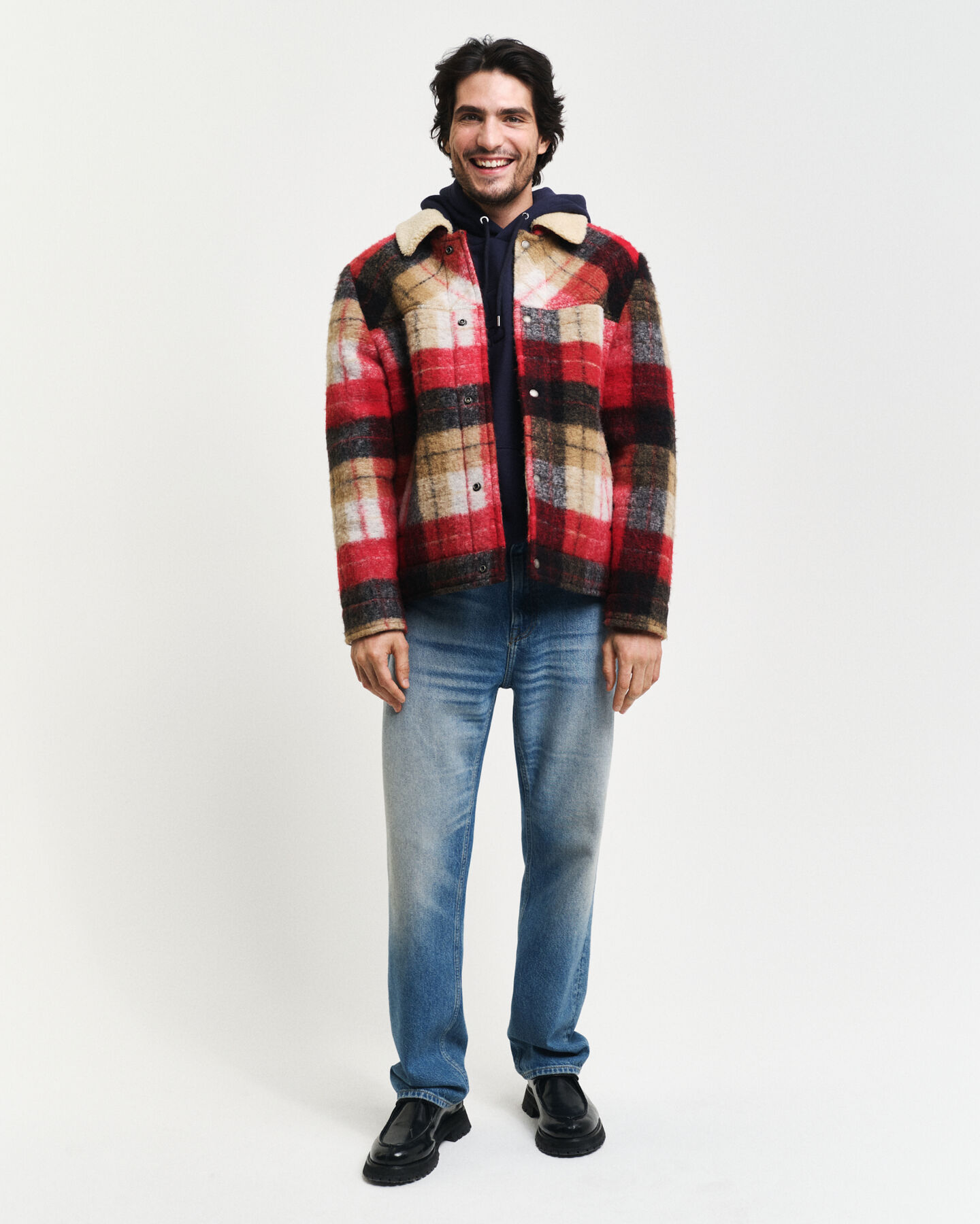 Felpa con cappuccio impressa