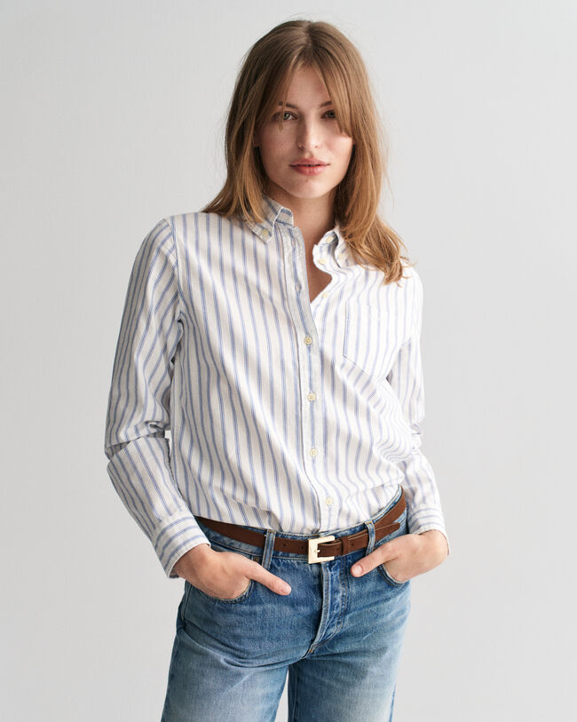 Camicia Archive Oxford a righe regular fit
