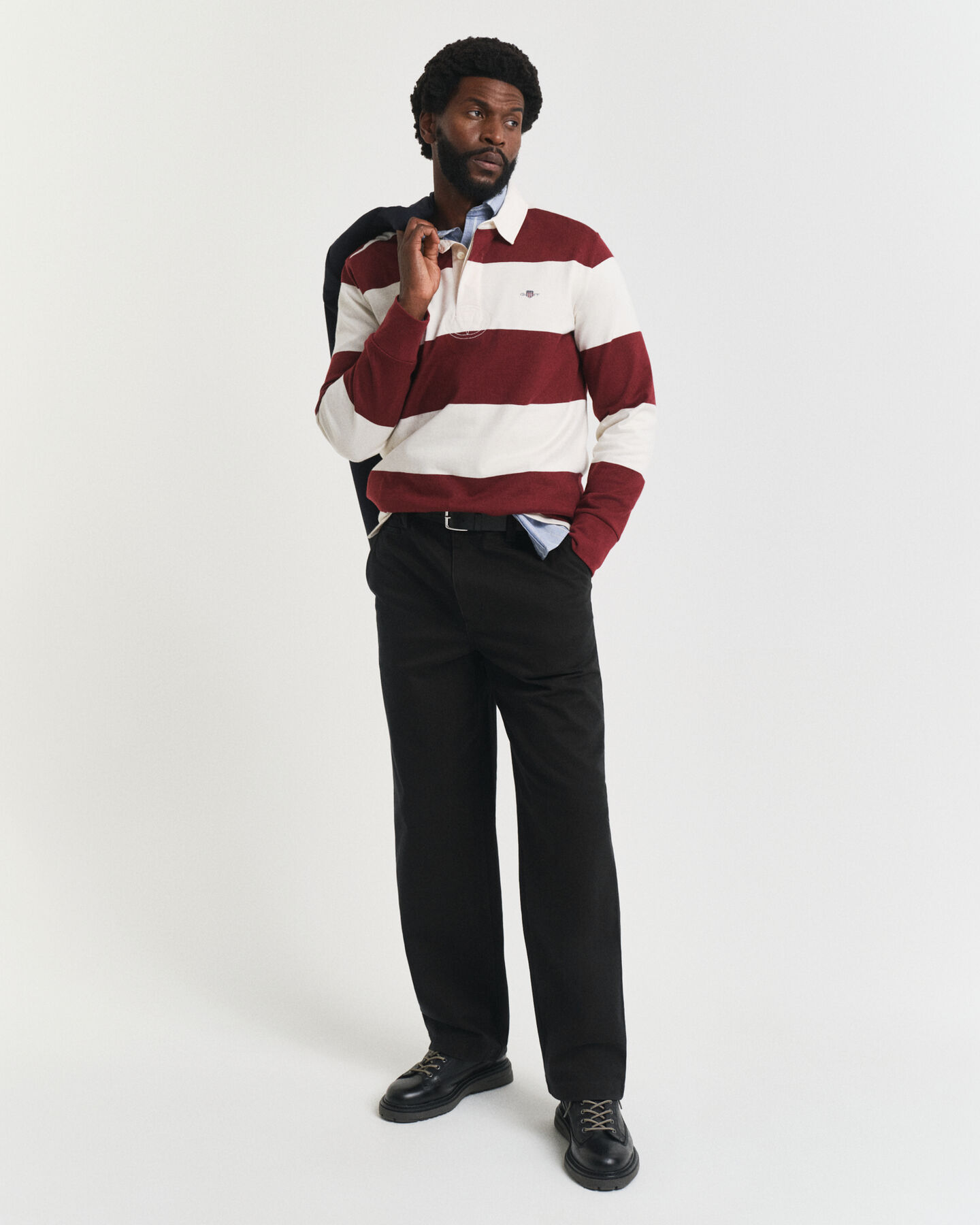 Camicia in twill di cotone relaxed fit