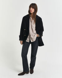 Camicia in flanella spazzolata a quadri relaxed fit