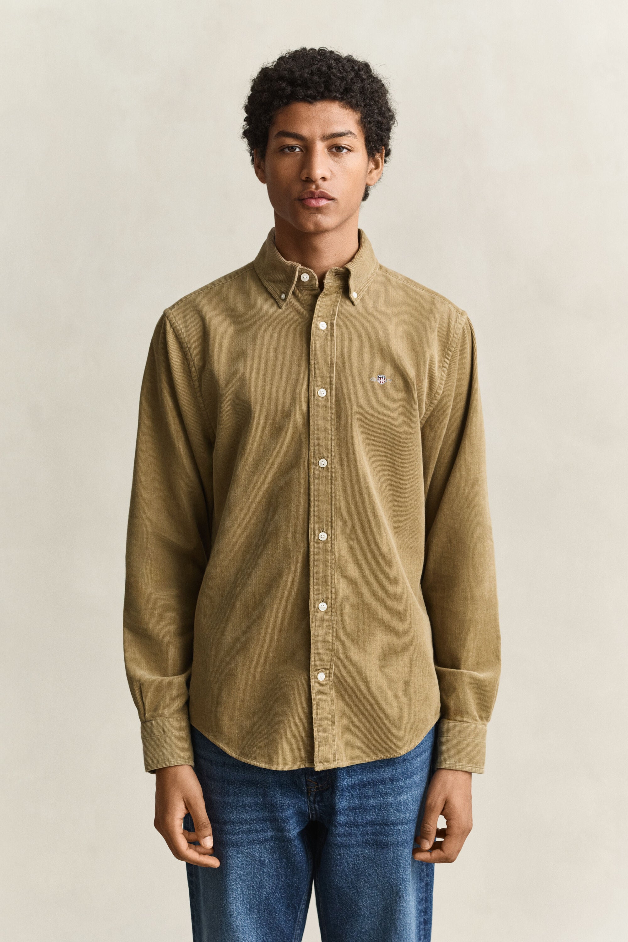 Camicia in velluto a coste