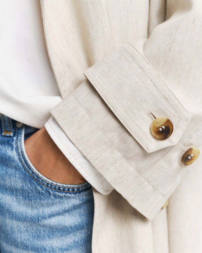 Trench in misto lino