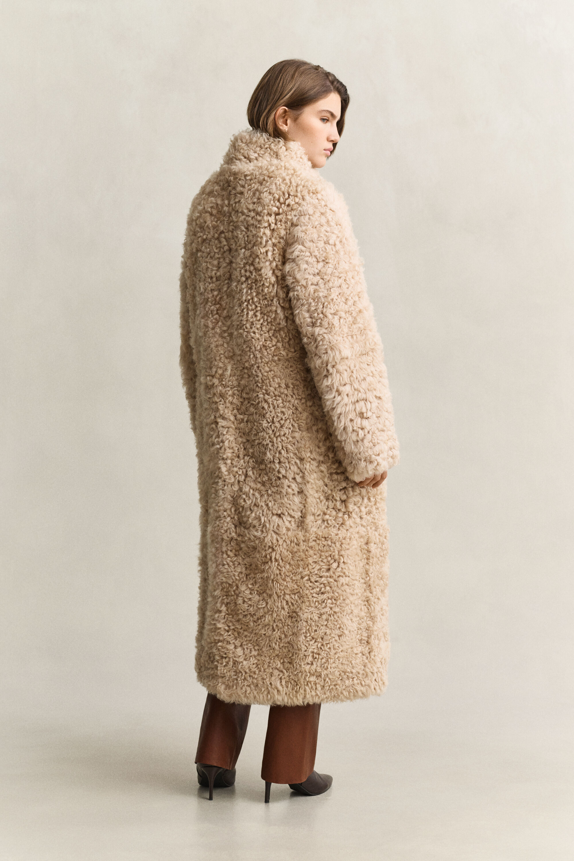 Cappotto in shearling