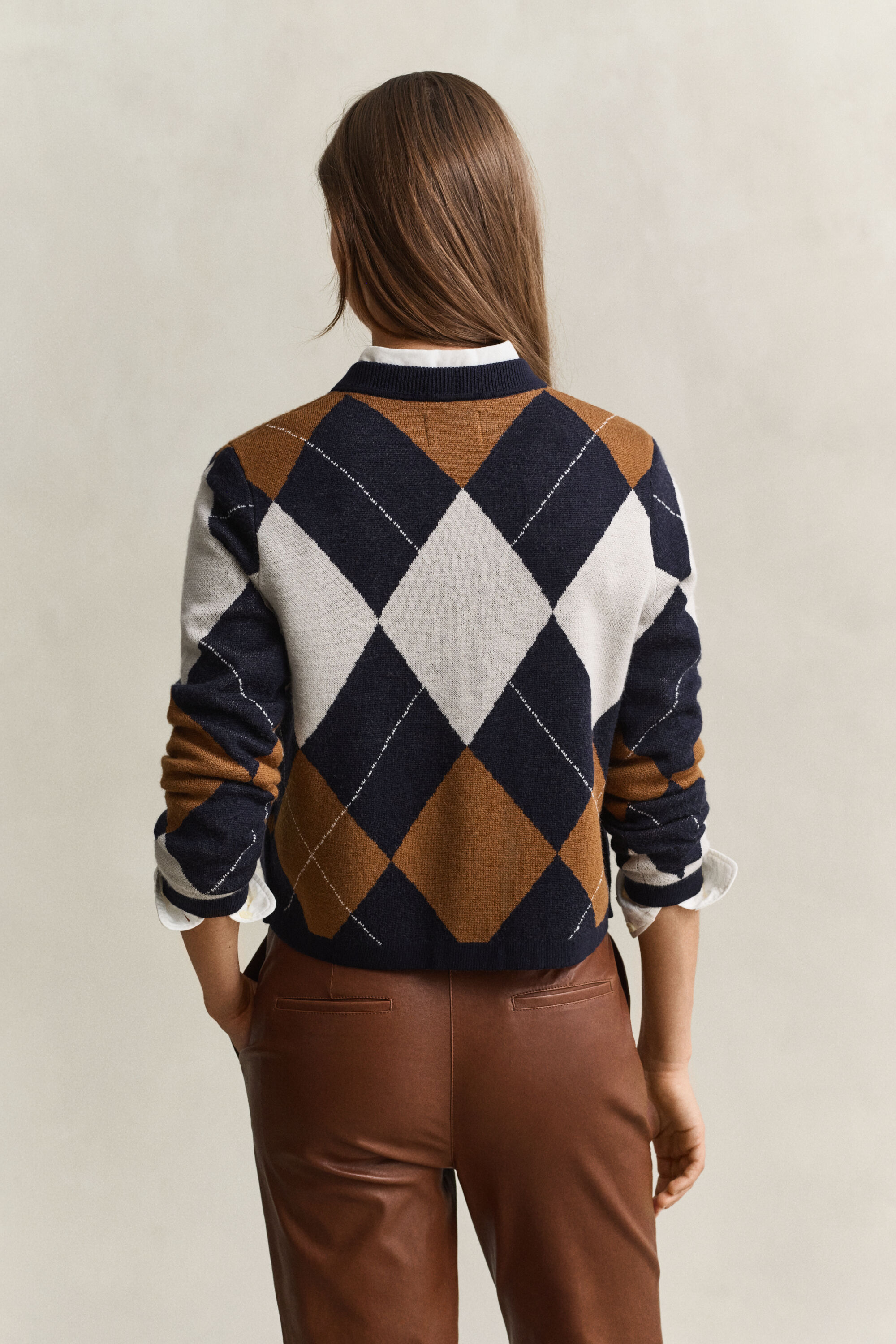 Cardigan a rombi