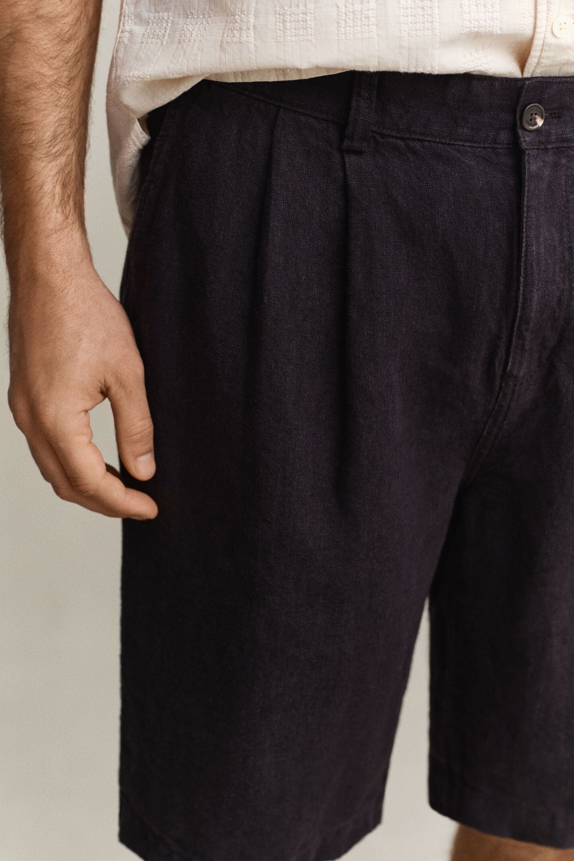 Pantaloncini chino in lino