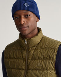 Piumino smanicato leggero