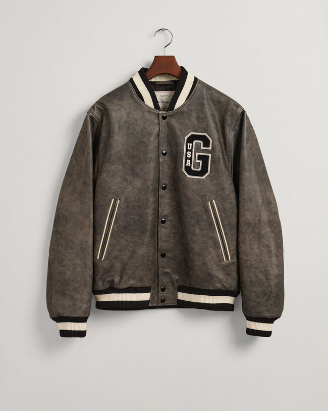 GANT Varsity Jacket in pelle
