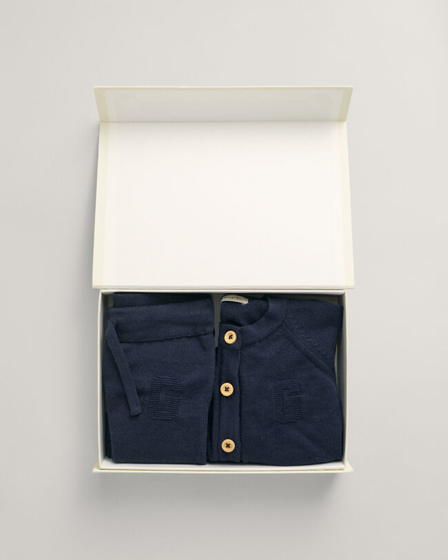 Set regalo Baby cardigan e pantaloni