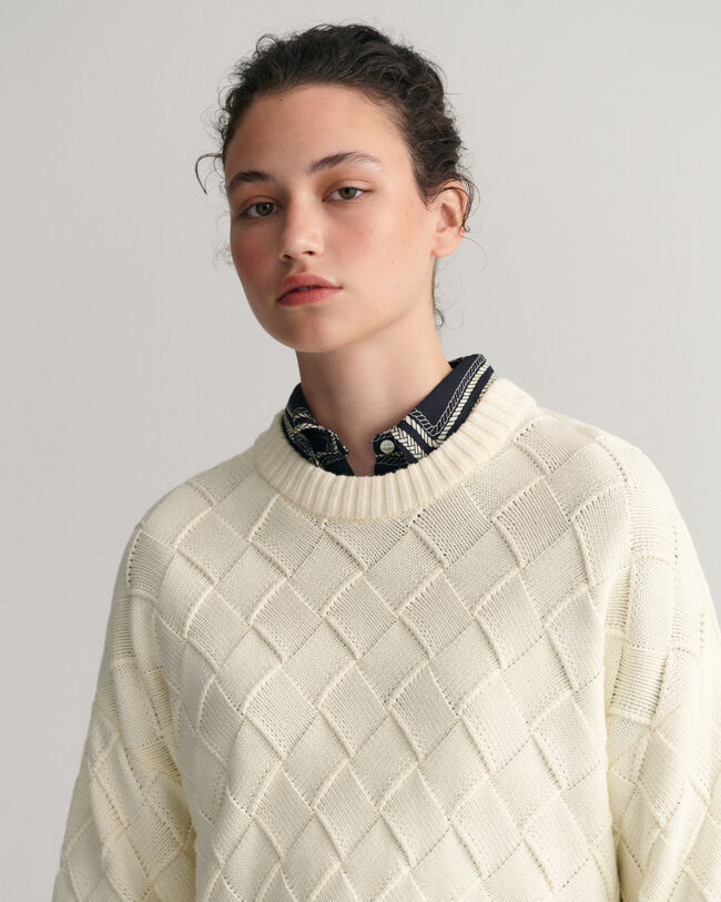 Maglia girocollo Weave