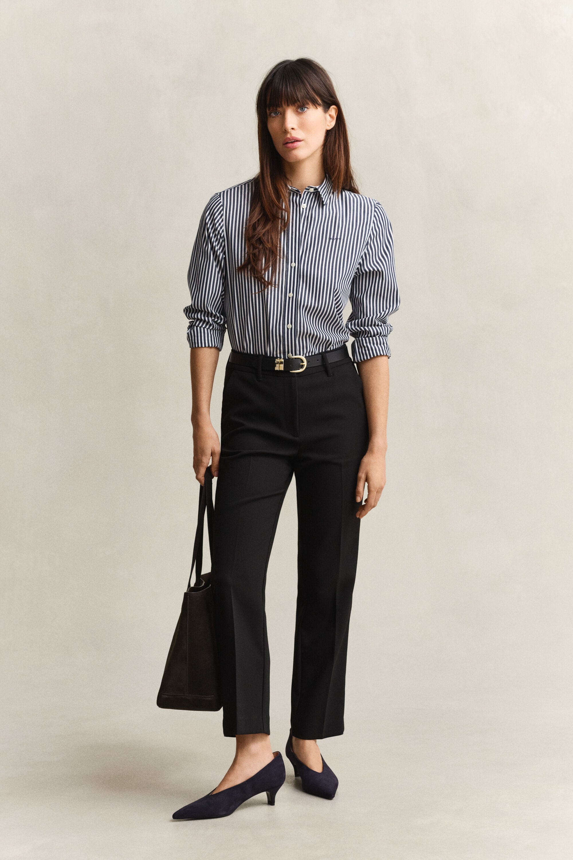 Camicia in popeline a righe Classic regular