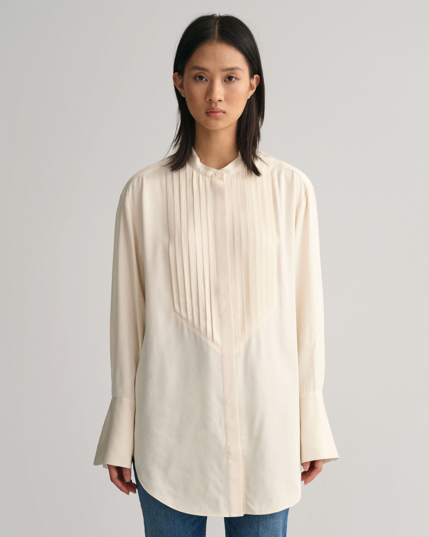 Camicia da smoking relaxed fit