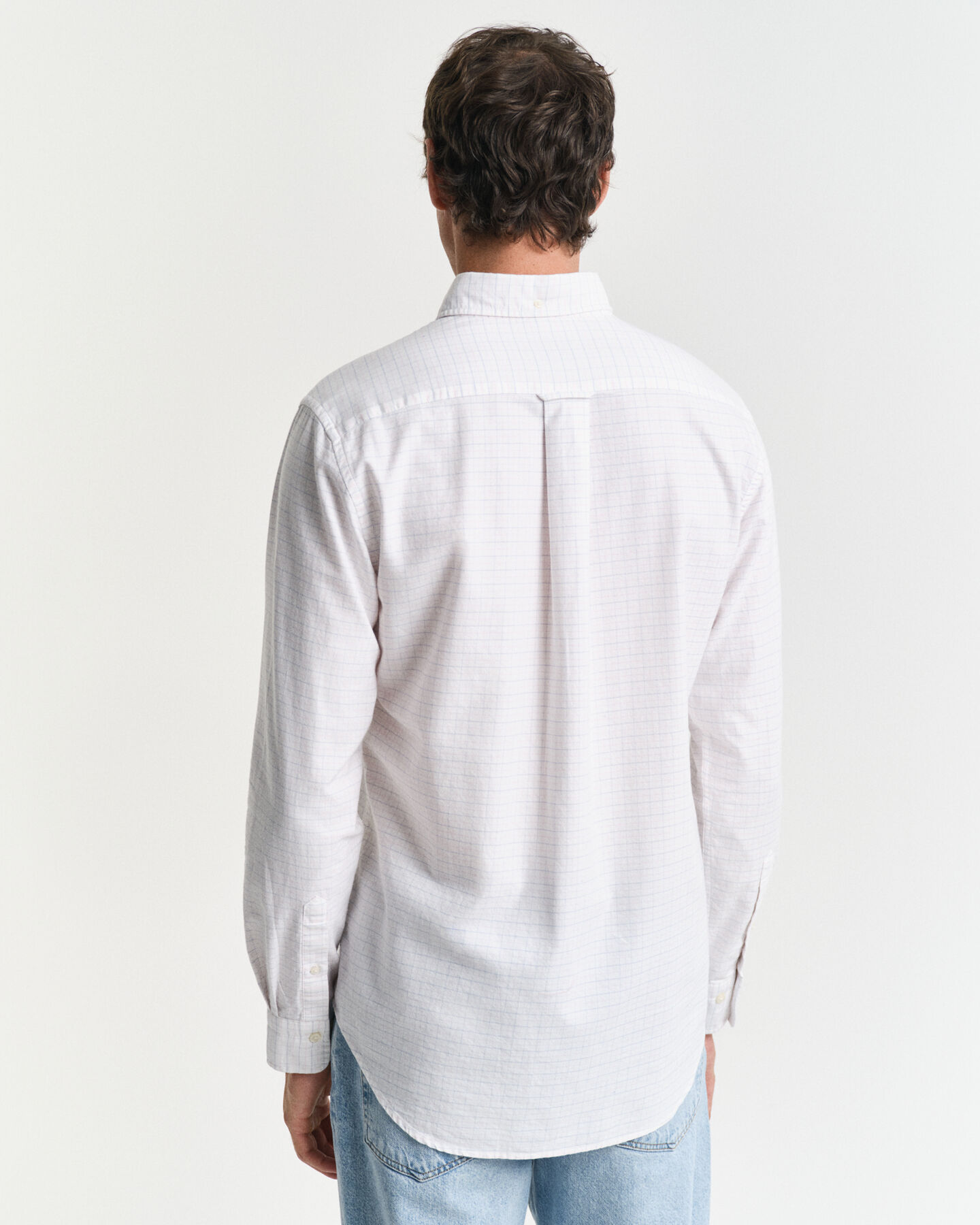 Camicia Oxford tattersall classica regular fit