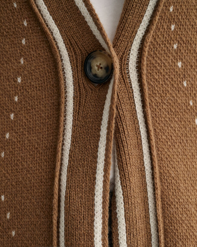 Cardigan lungo Argyle