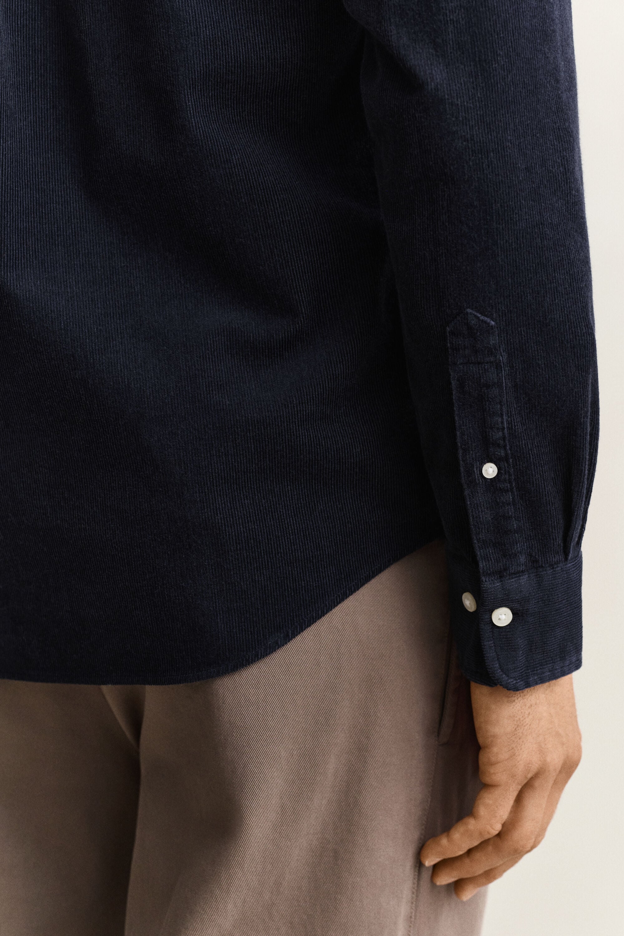 Camicia in velluto a coste