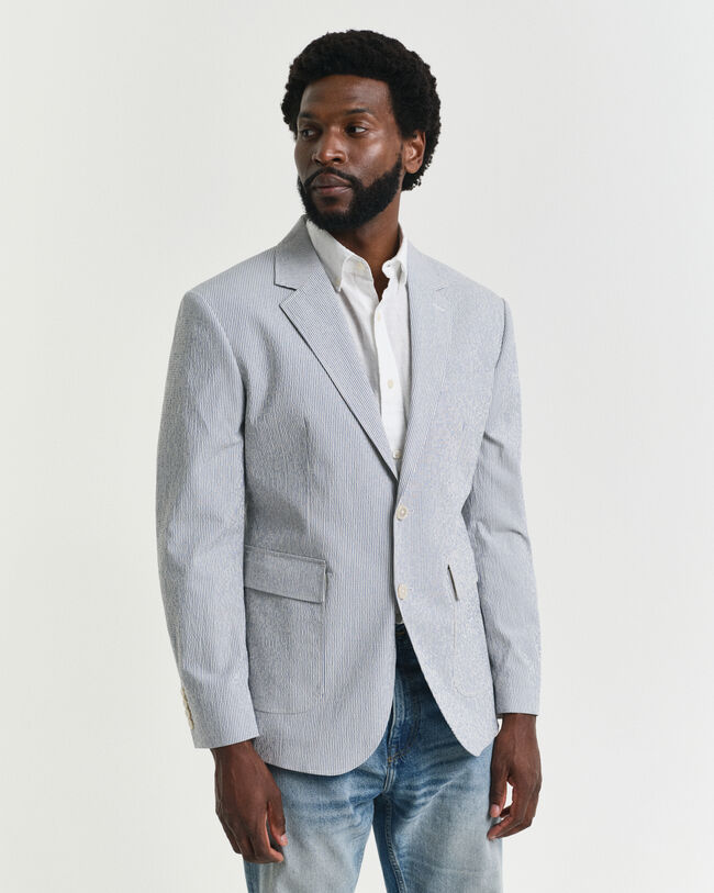 Giacca per abito seersucker slim fit